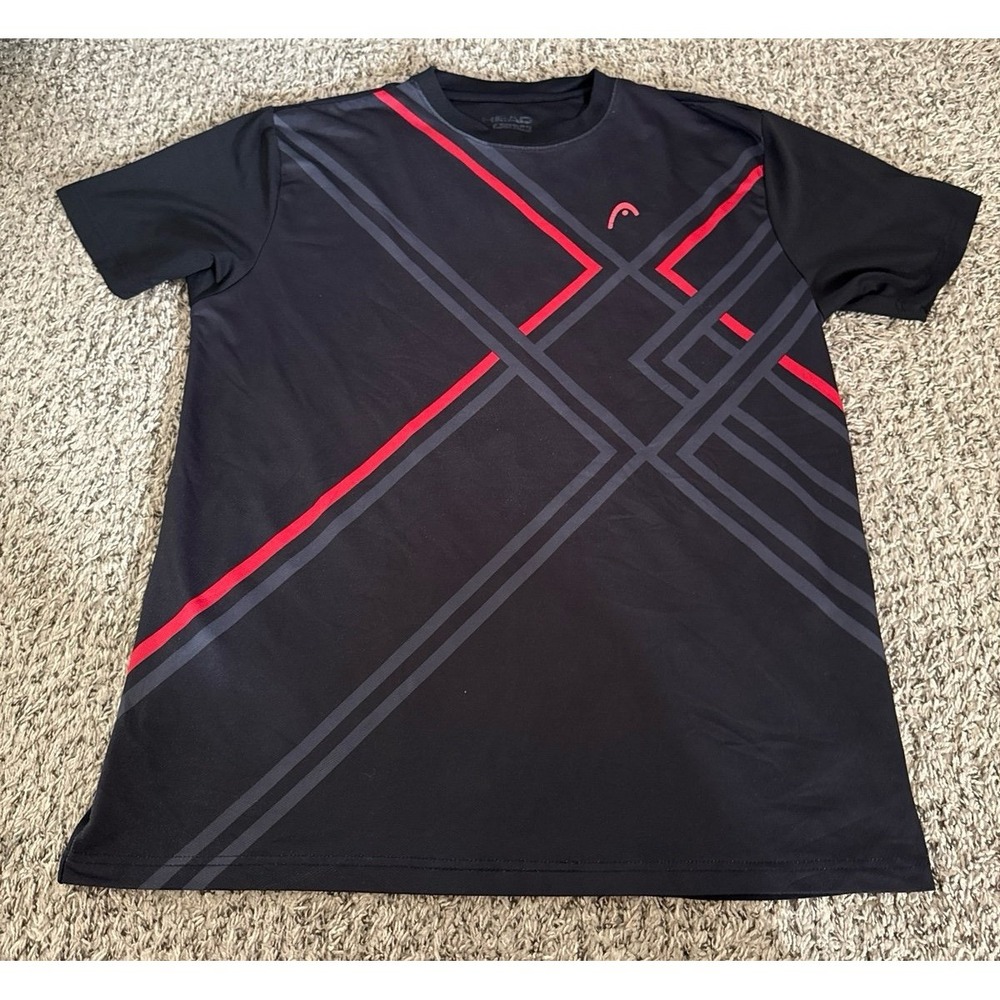Head Men's Black Tennis Shirt Size‎ XL